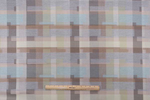 Sample of Metrix Woven Solution Dyed Acrylic Outdoor Fabric in Kaleidoscope