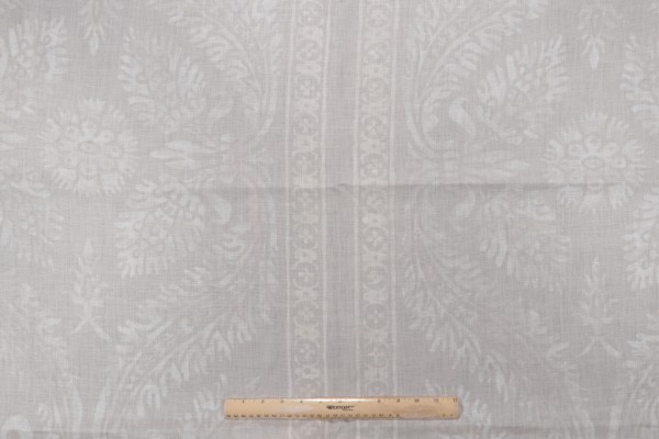 Vervain Chapelle Printed Linen Drapery Fabric in Linen for Fabricut