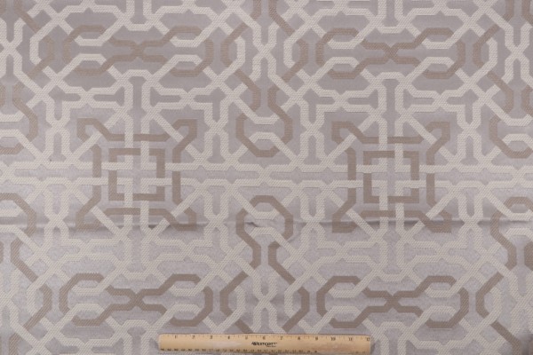 Lochlan Woven Upholstery Fabric in Putty