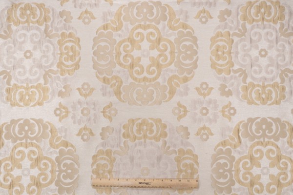Marrakesh Damask Decorator Fabric in Mica