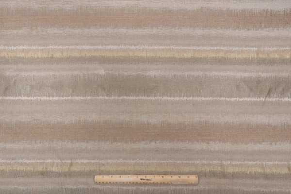 Ikat Stripe Woven Upholstery Fabric in Sand Dune 