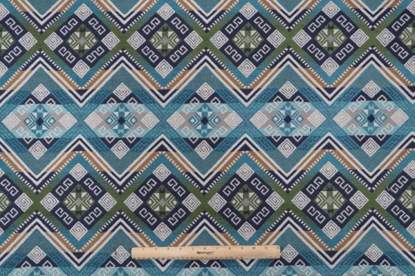 Click for Valdese Weavers Westflair Woven Chenille Tapestry Upholstery Fabric in Azure  Valdese Weavers Westflair Woven Chenille Tapestry Upholstery Fabric in Azure