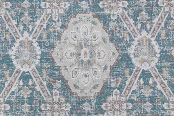 Kaufmann Carpet Heirloom Tapestry Upholstery Fabric in Peacock 