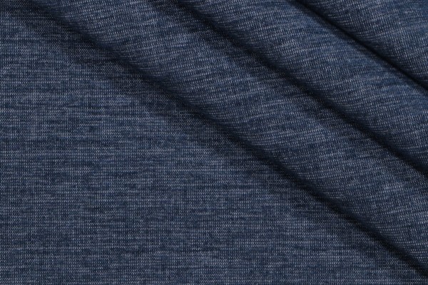 Redondo Woven Chenille Outdoor Fabric in Indigo