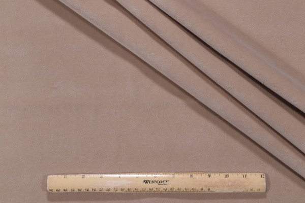 Freeman Velvet Upholstery Fabric in Fawn
