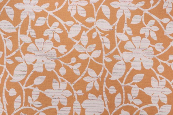 Perrin Tapestry Upholstery Fabric in Orange