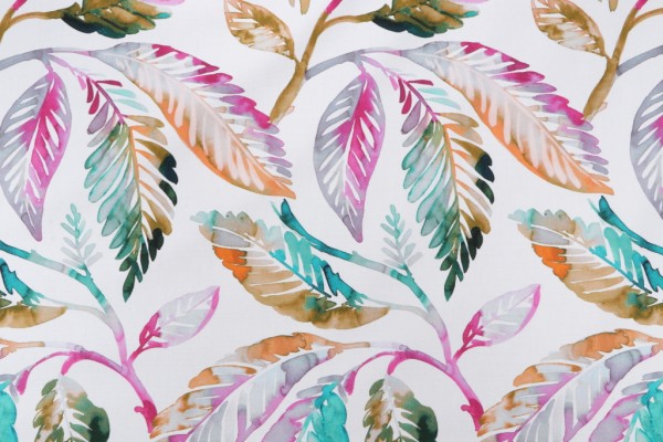 PK Lifestyles Creative Flow Printed Cotton Drapery Fabric in Fiesta
