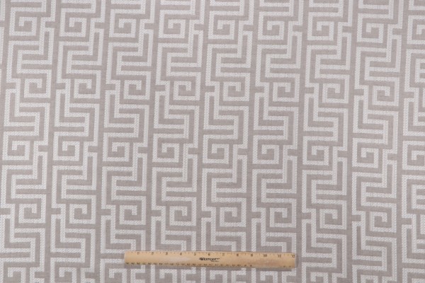 Meander Woven Upholstery Fabric in Natural