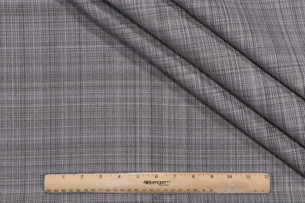 Click for 2.25 Yards Bella Dura Grasscloth Woven Polyolefin Outdoor Fabric in Pewter Bella Dura Grasscloth Woven Polyolefin Outdoor Fabric in Pewter