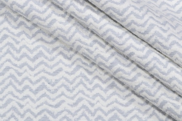 Maria Flora Onda Woven Solution Dyed Acrylic Chenille Outdoor Fabric in Seafoam