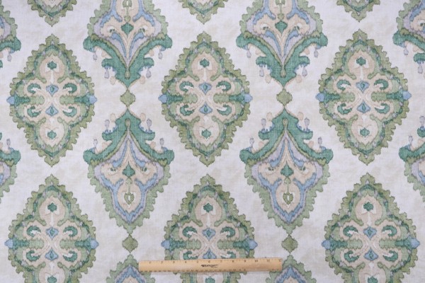 Magnolia Home Queen Printed Cotton Drapery Fabric in Bay 