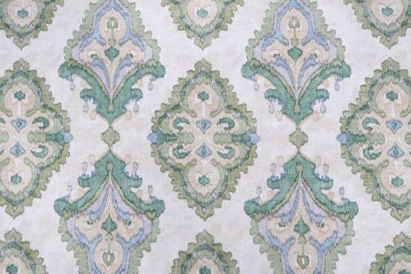 Magnolia Home Queen Printed Cotton Drapery Fabric in Bay 