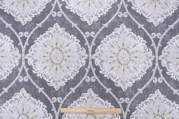 Magnolia Home Leverett Printed Cotton Drapery Fabric in Mist 
