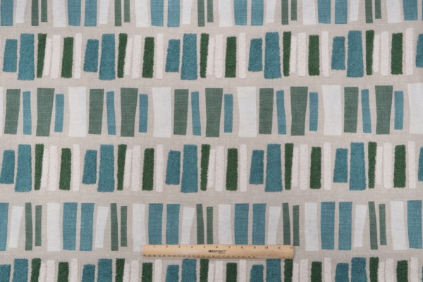 Click for PK Lifestyles Stacking Printed & Embroidered Drapery Fabric in Laurel  PK Lifestyles Stacking Printed & Embroidered Drapery Fabric in Laurel