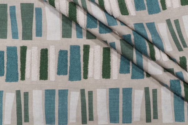 Click for PK Lifestyles Stacking Printed & Embroidered Drapery Fabric in Laurel  PK Lifestyles Stacking Printed & Embroidered Drapery Fabric in Laurel