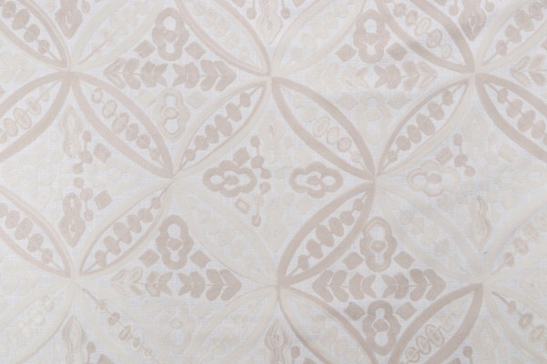 Click for Waverly Local Crafts Embroidered Drapery Fabric in Sandrift  Waverly Local Crafts Embroidered Drapery Fabric in Sandrift