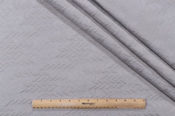 Studio NYC Ammil Woven Matelasse Upholstery Fabric in Smoke 