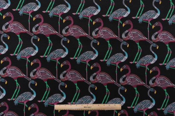 Tommy Bahama El Paradiso Printed Polyester Outdoor Fabric in Tuxedo 