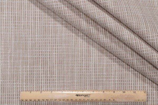 Griffin Woven Upholstery Fabric in Flax