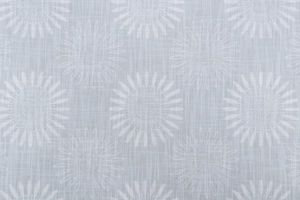 Sample of Angela Harris Diva-Luxe Canvas Printed Cotton Drapery Fabric in Silver for Premier Prints 