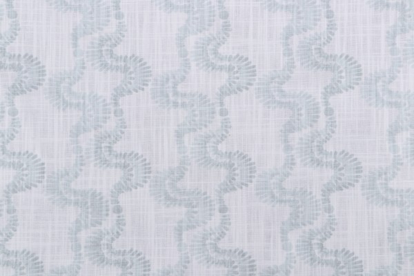 Angela Harris Ellis-Luxe Canvas Printed Cotton Drapery Fabric in Silver for Premier Prints 