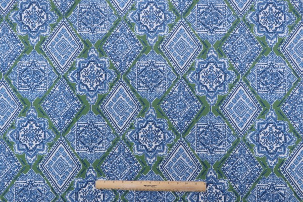 Premier Prints Milan Printed Polyester Outdoor Fabric in Courtyard 