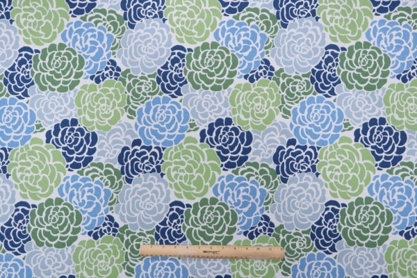 Sample of Premier Prints Livi Printed Polyester Outdoor Fabric in Courtyard 