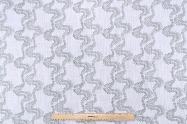 Angela Harris Ellis-Luxe Canvas Printed Cotton Drapery Fabric in Stone for Premier Prints 