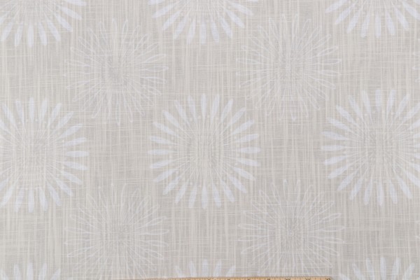 Angela Harris Diva-Luxe Canvas Printed Cotton Drapery Fabric in Linen for Premier Prints 