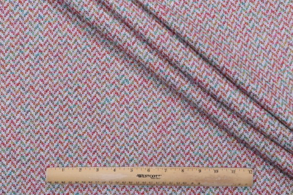 Golding Decatur Woven Chenille Upholstery Fabric in Carnival 