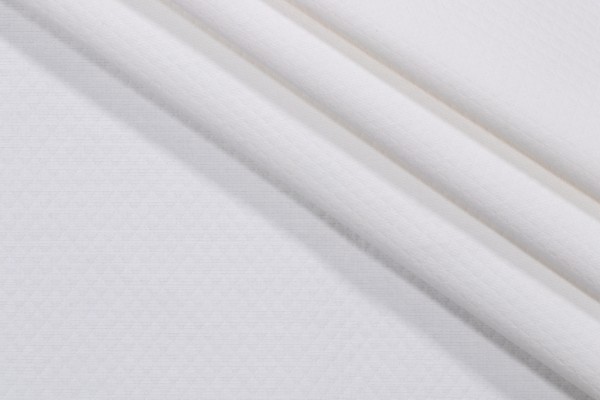 Sample of P Kaufmann Casper Performance Matelasse Upholstery Fabric in Pearl 