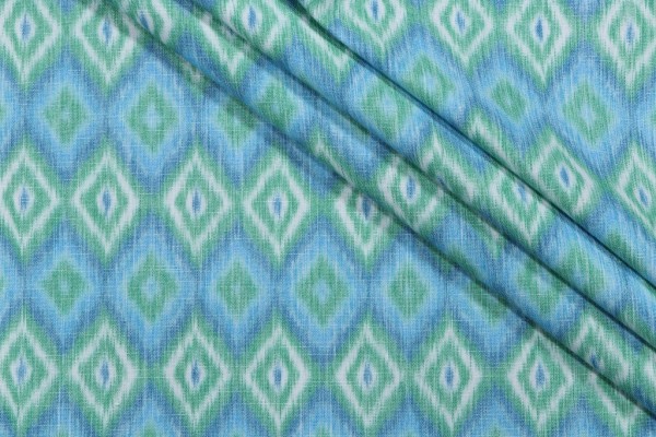 P Kaufmann Joyful Printed Polyester Drapery Fabric in Oasis 