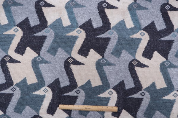 Kaufmann Volador Printed Cotton Drapery Fabric in Peacock 