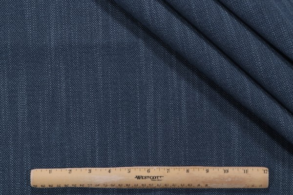 Crypton Solid High Performance Woven Upholstery Fabric in Blue