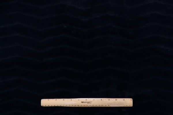 Felicity Faux-Fur Woven Decorator Fabric in Navy