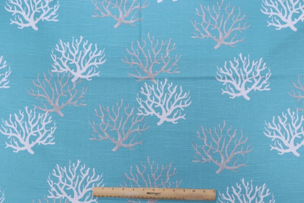 Click for 1 Yard Premier Prints Isadella Printed Cotton Drapery Fabric in Ocean 1 Yard Premier Prints Isadella Printed Cotton Drapery Fabric in Ocean