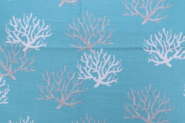 Click for 1 Yard Premier Prints Isadella Printed Cotton Drapery Fabric in Ocean 1 Yard Premier Prints Isadella Printed Cotton Drapery Fabric in Ocean