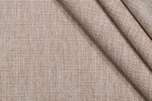 Bishop Woven Upholstery Fabric in Stone