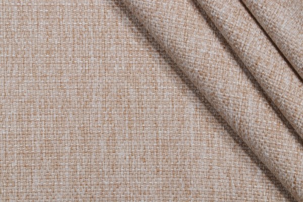 Bishop Woven Upholstery Fabric in Stone