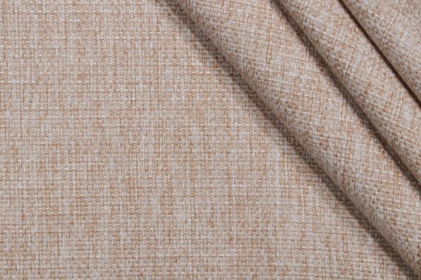 Bishop Woven Upholstery Fabric in Stone