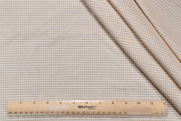 Tirano Silk Decorator Fabric in Beige/White