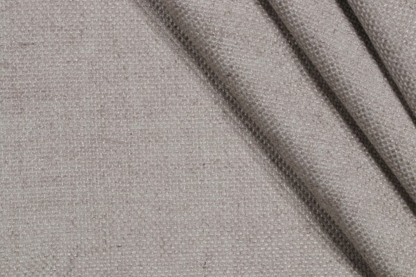 Samira Woven Upholstery Fabric in Stone