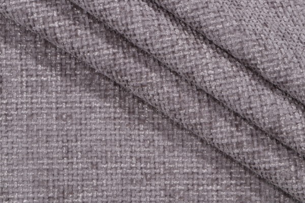 Valdese Weavers Nones Woven Crypton Home Finish Chenille Upholstery Fabric in Pewter