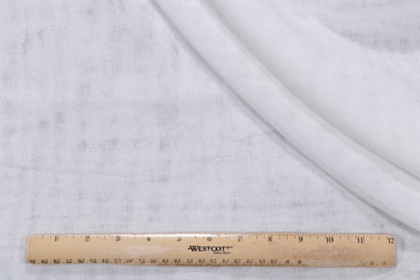 Click for 1.5 Yards Boone Sheer Woven Drapery Fabric in White Boone Sheer Woven Drapery Fabric in White