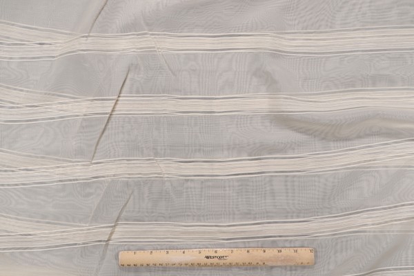 Manning Woven Sheer Drapery Fabric in Tan