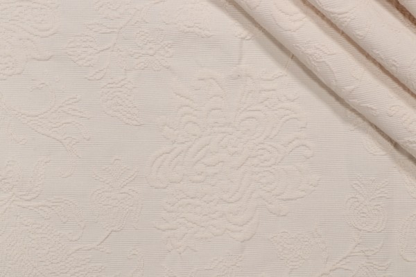 Gabrielle Matelasse Upholstery Fabric in Sand