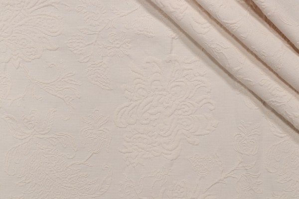 Gabrielle Matelasse Upholstery Fabric in Sand