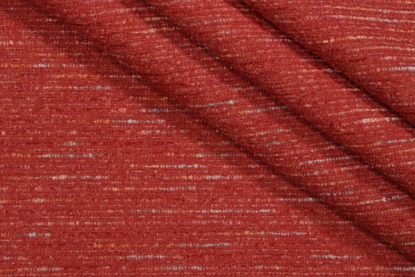 Golding Pulse Woven Chenille Upholstery Fabric in Cayenne 