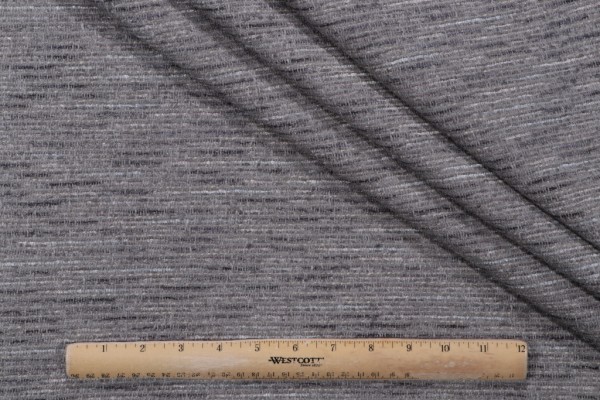 Sample of Golding Pulse Woven Chenille Upholstery Fabric in Carbon 