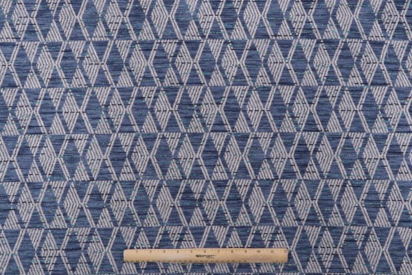 Golding Madison Woven Upholstery Fabric in Azure 
